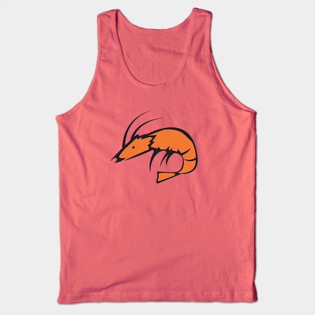 Sugawara's Shrimp Shirt Design Tank Top by Teeworthy Designs